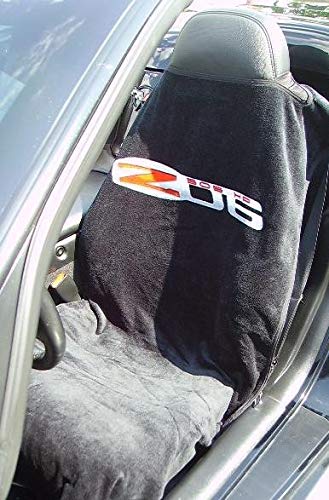 Seat Armour, Corvette Black C6/Z06 505hp Seat Armour Seat Cover, Each, All-Years Corvette Black Z06