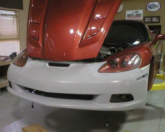 C6 Corvette Base Model Bumper with Z06/ZR1 with Scoop - Direct Bolt On