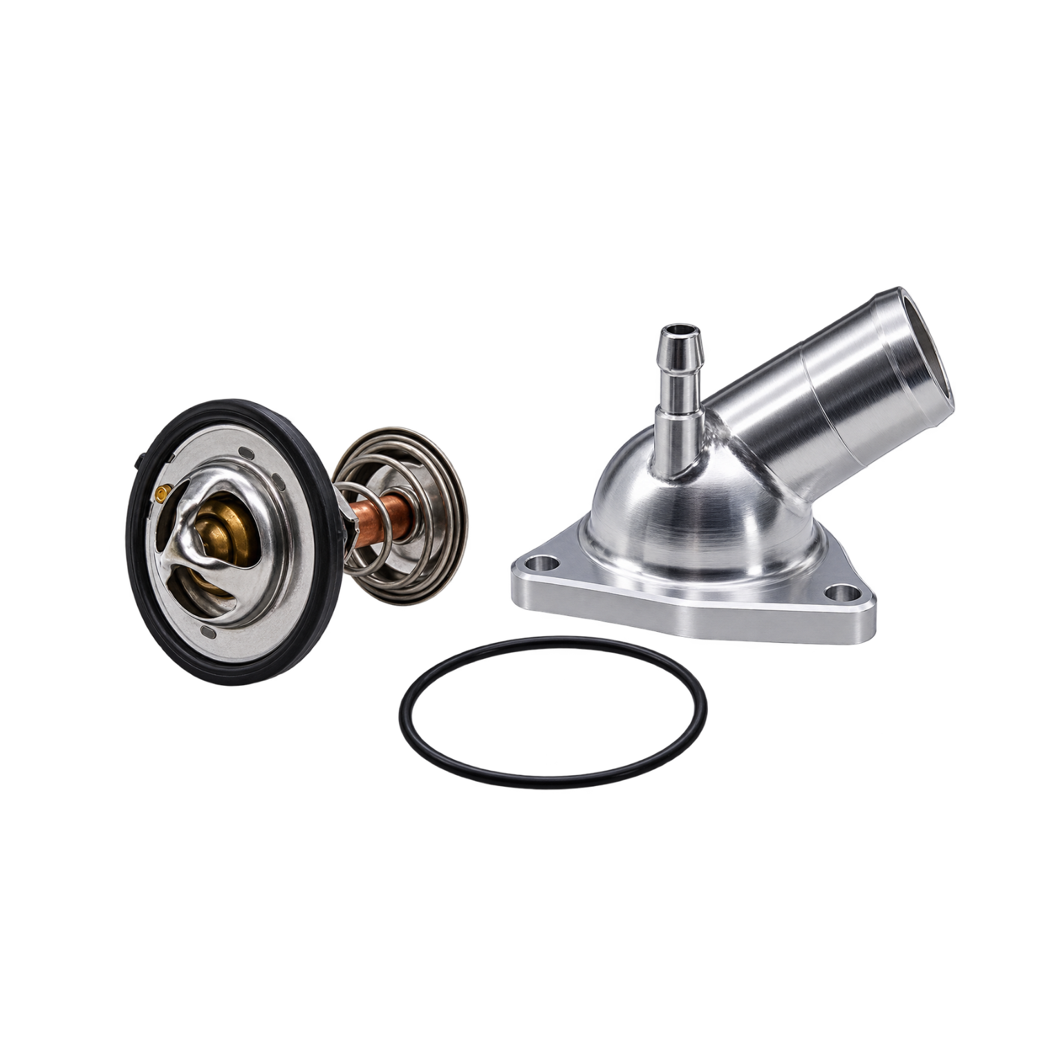Granatelli Billet Thermostat Housing with 180°F Thermostat - GM LT - 530180