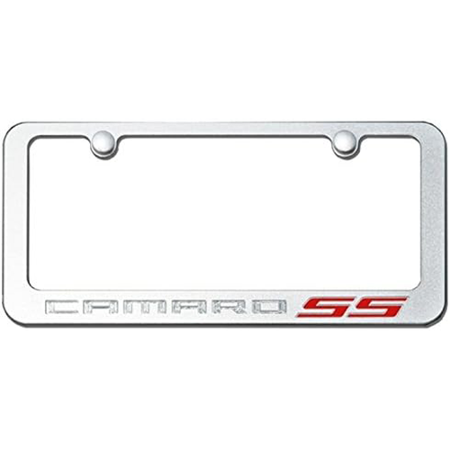 Camaro SS License Frame : Exterior Color - Silver Ice Metallic