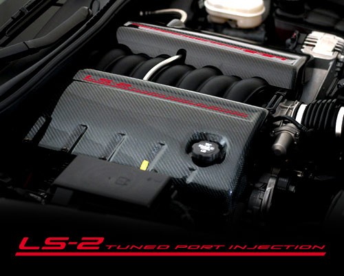 C6 Corvette 2-Pc Carbon Fiber Valve Covers