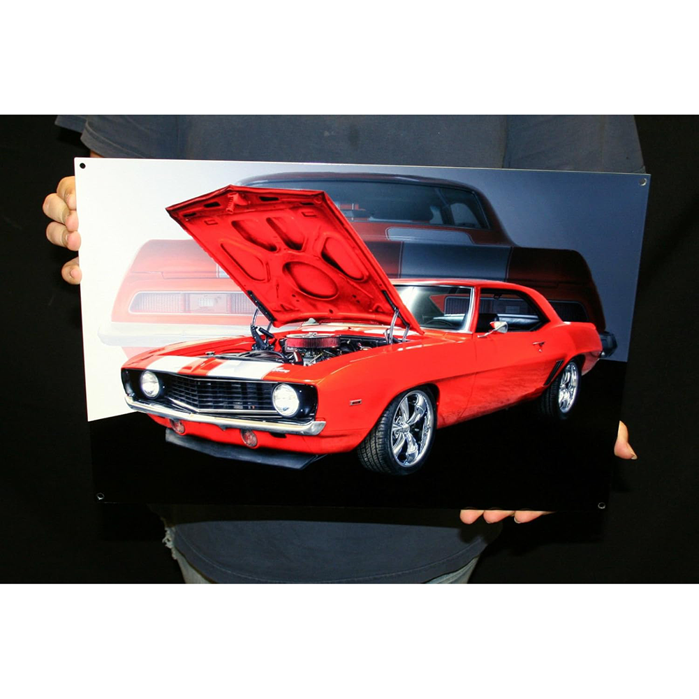 1969 Camaro SS Wall Art Metal Sign - 18" x 12" (Blem)