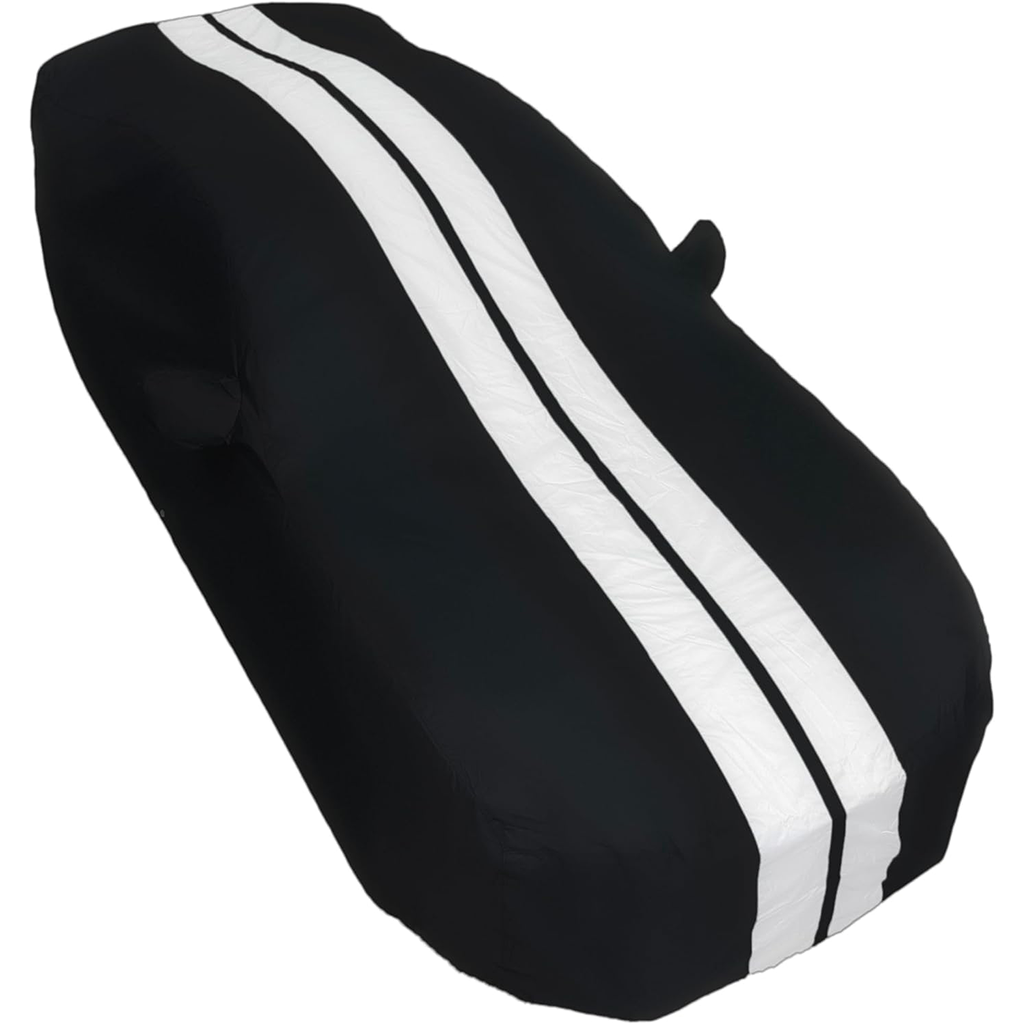 2010-2024 Camaro Ultraguard Car Cover - Indoor-Outdoor Protection : Gray w/ Red