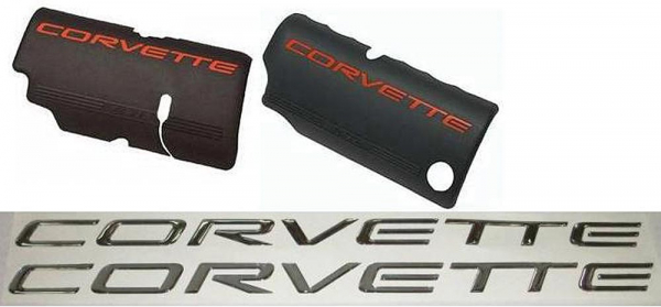 1997-2004 C5 Corvette Fuel Rail 3D Lettering Kit Chrome