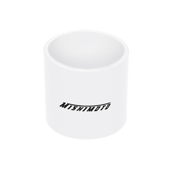 Mishimoto 2.5in Straight Coupler, White