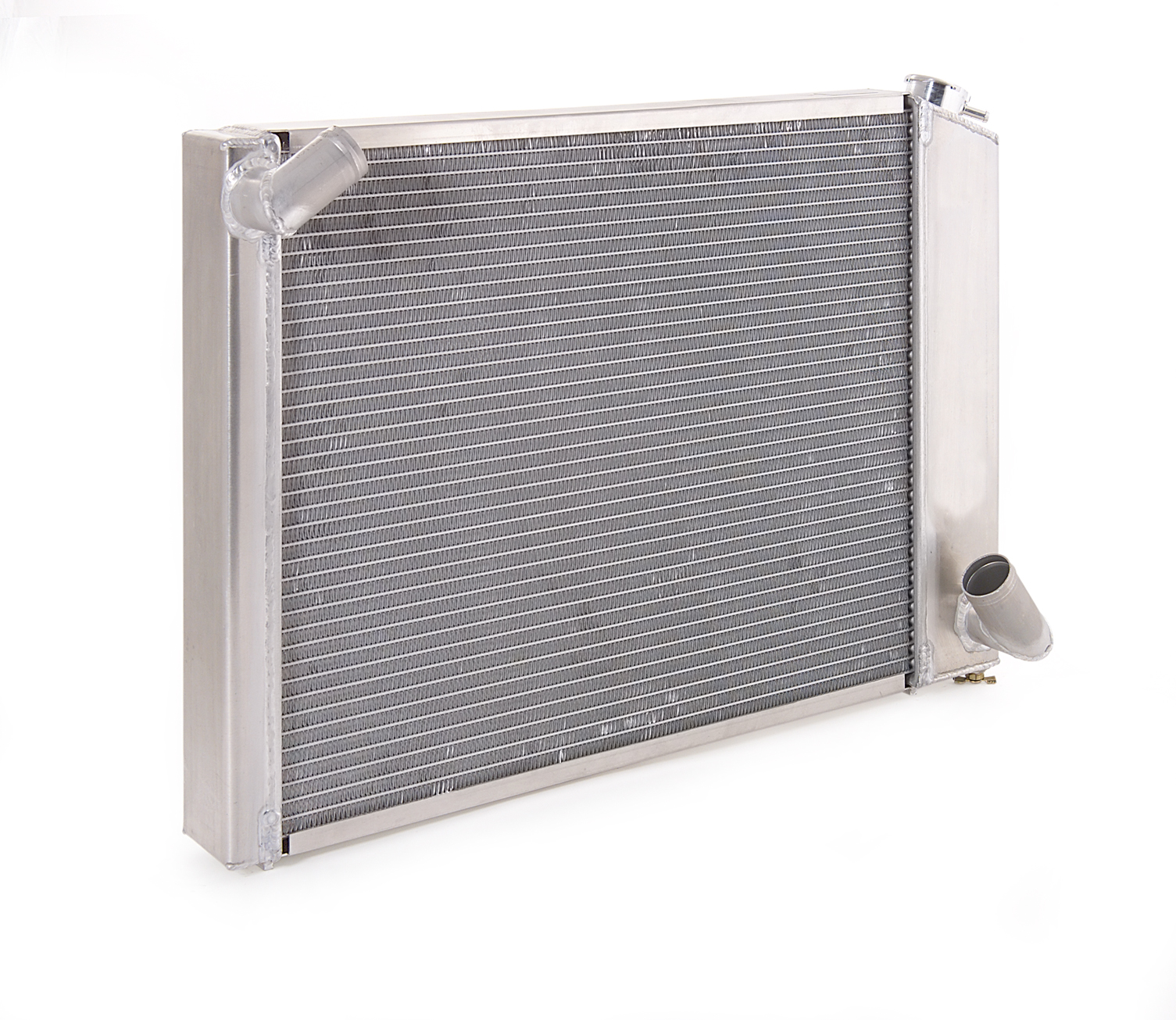 Radiator Direct-Fit Polished Finish for 66-68 Chevrolet Corvette w/Std Trans, Be