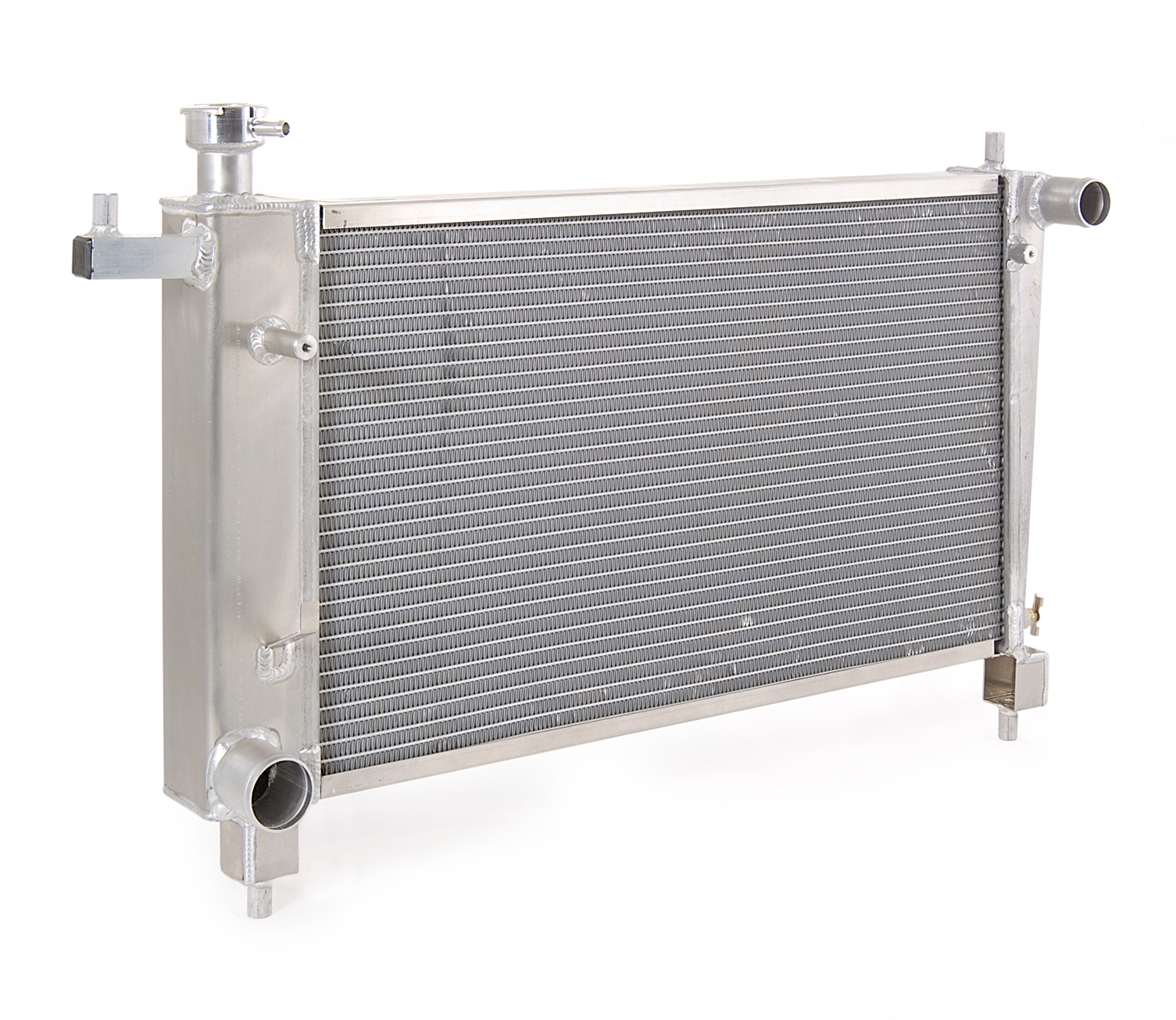 Radiator Direct-Fit Polished Finish for 94-95 Ford Mustang w/Std Trans, Be Cool