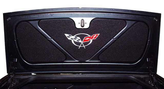 C5 Corvette Truck Lid Liner w/Embroidered C5 Logo, 3 Piece