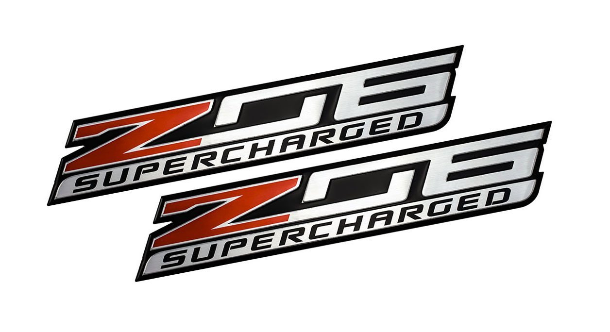 VMS Corvette Z06 Supercharged Badge, Can be used for C5, C6 or C7 Corvette Models