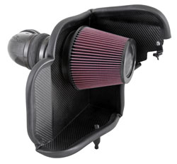 K&N 2012-15 Camaro ZL1 6.2L V8 Cold Air Intake System, 31.71 HP Increase, Carbon Fiber