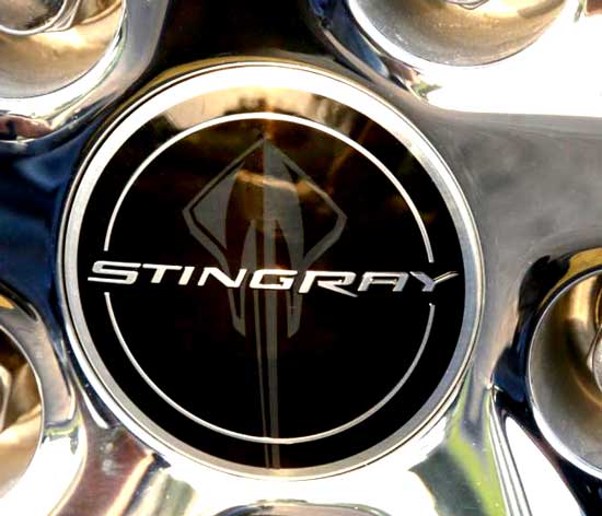 2014 C7 Corvette Stingray Wheel Center Cap, Each