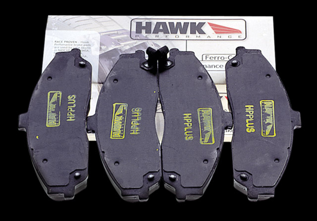 C5/C6 Corvette Hawk HP PLUS Street/Race Brake Pads (Rear)