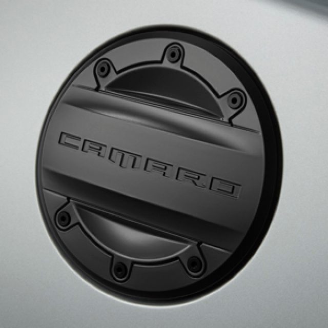 2016-2022+ Camaro Black Insert Fuel Door - GM OEM