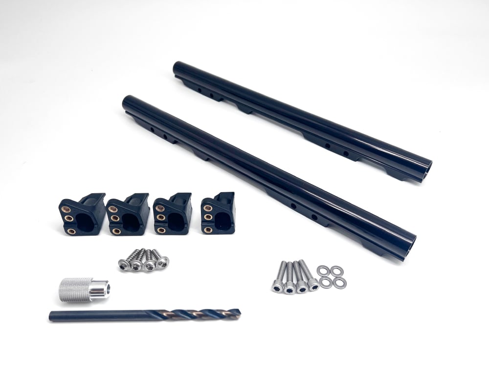 Billet -8AN Fuel Rails for Carbon pTR & Carbon TRc Intake Manifold LT1/LT2/L83/L86/L87