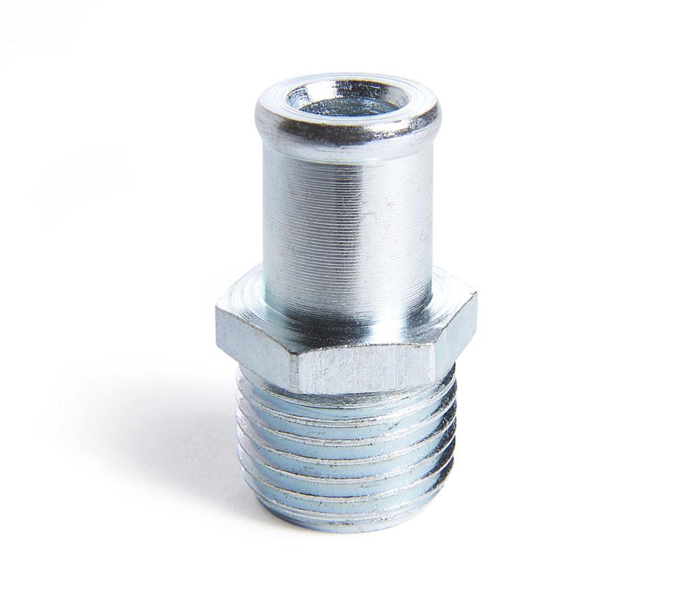 Steel Heater Core Return Fitting 1/2 Inch x 5/8 Inch, Be Cool Radiator