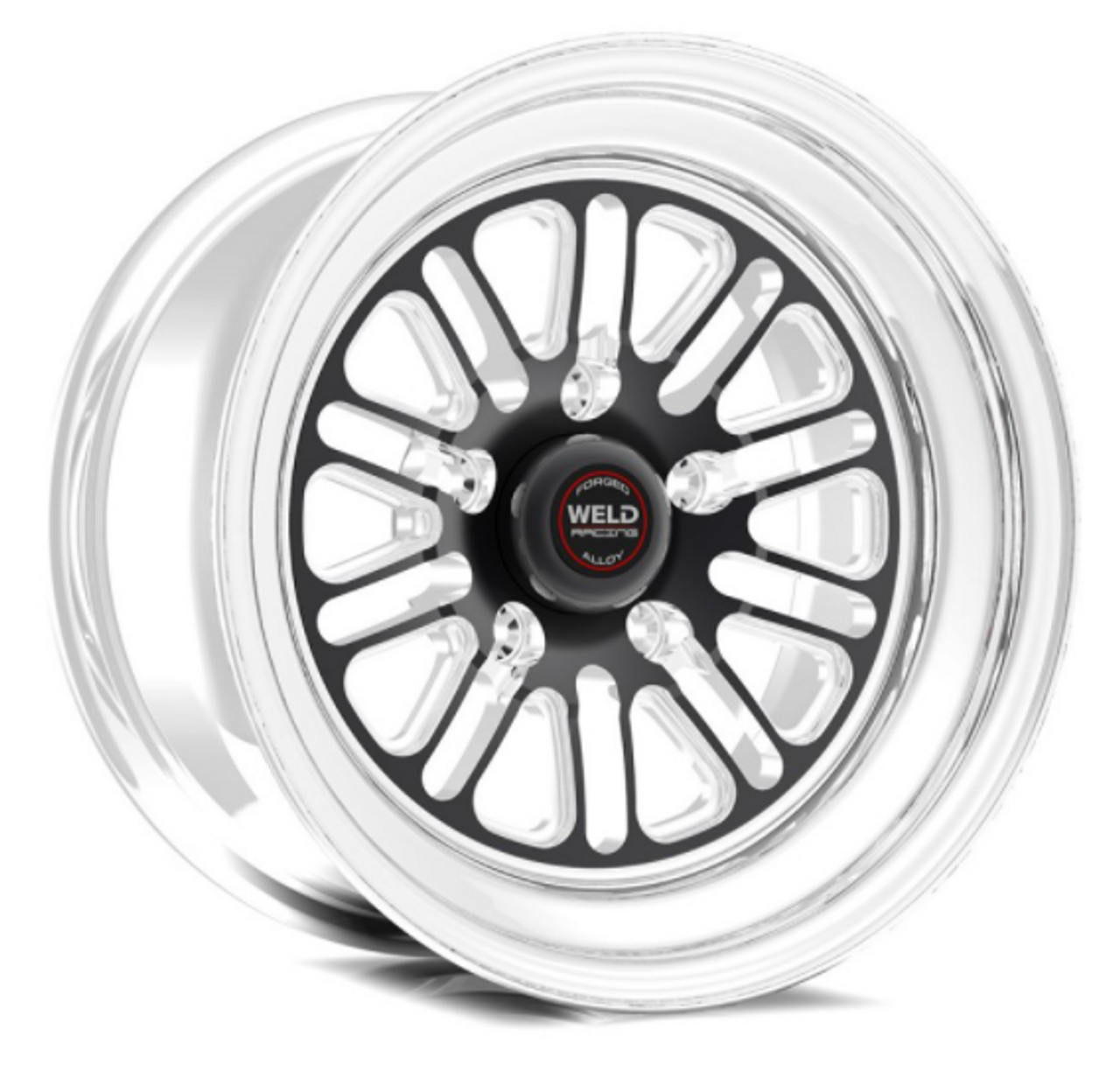 16-22+ Camaro S72 17x10.5 5x120 Rear Wheel (Black Center), WELD Racing