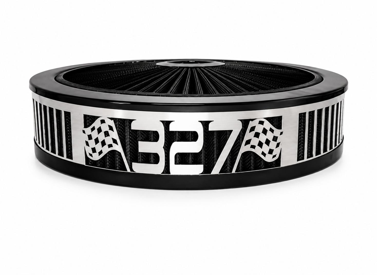 Granatelli Beauty Bandz 14" x 3" Black Air Filter Assembly, 327 - 750020