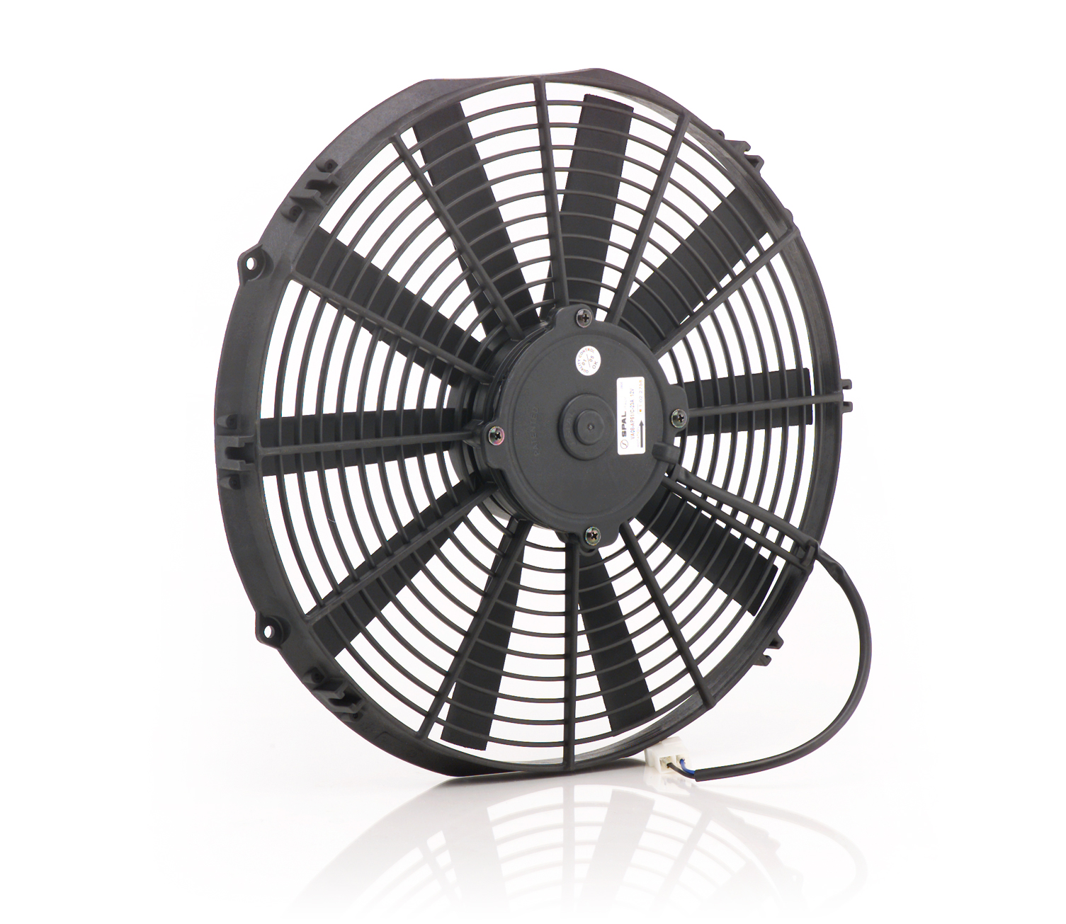 13 Inch Electric Pusher Fan Euro Black Medium Profile, Be Cool Radiator