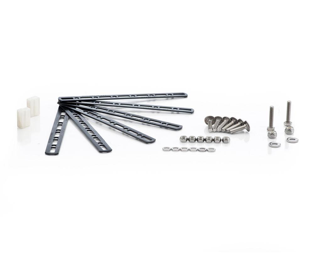 Six Metal Electric Fan Straps and Two Wire Connectors, Be Cool Radiator