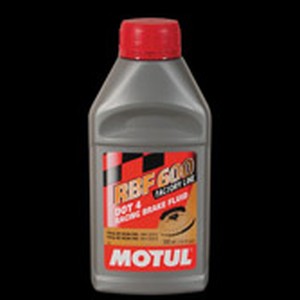 Motul RBF 600 Racing Brake Fluid Corvette and Others, Factory Line, DOT 4, Synthetic, 500 ml, Each