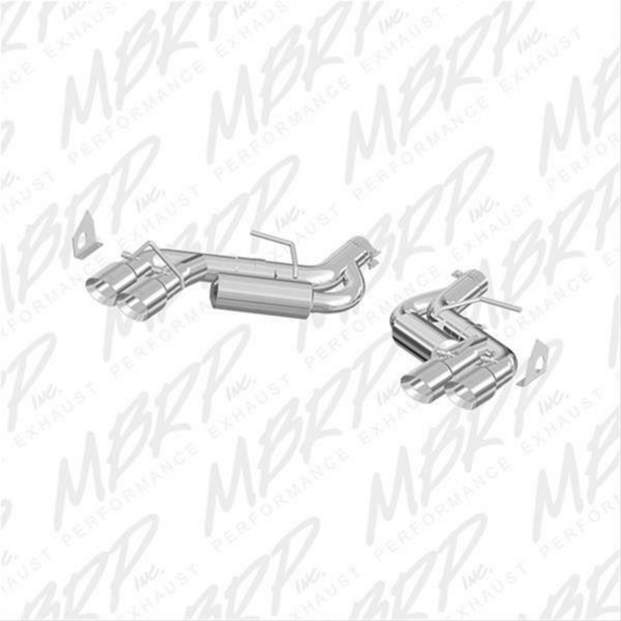 16-22+ Camaro SS/ZL1 3" Dual Axle-Back W/ 4" Quad Dual Wall Tips, MBRP
