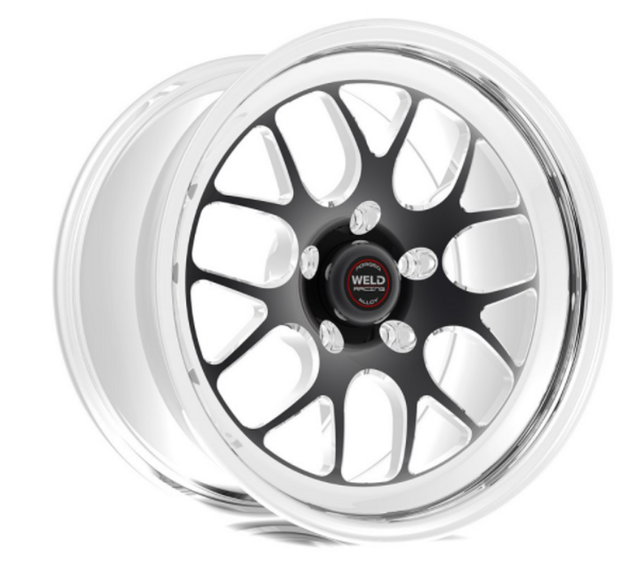 16-22+ Camaro S77 17x10 5x120 Rear Wheel (Black Center), WELD Racing