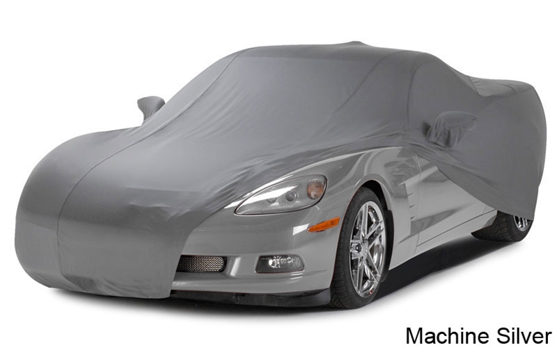 Corvette Color Match Car Cover C6,Z06,ZR1 and Grand Sport, Machine Silver