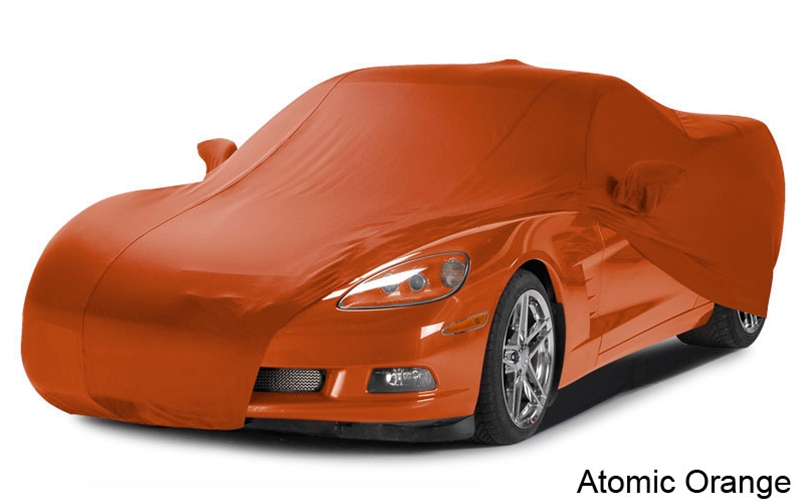Corvette Color Match Car Cover C6,Z06,ZR1 and Grand Sport, Atomic Orange