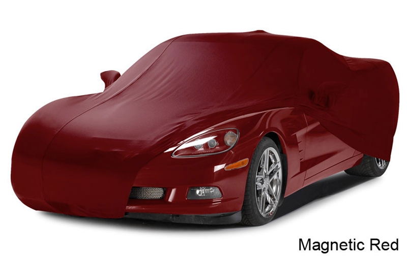 Corvette Color Match Car Cover C6,Z06,ZR1 and Grand Sport, Magnetic Red