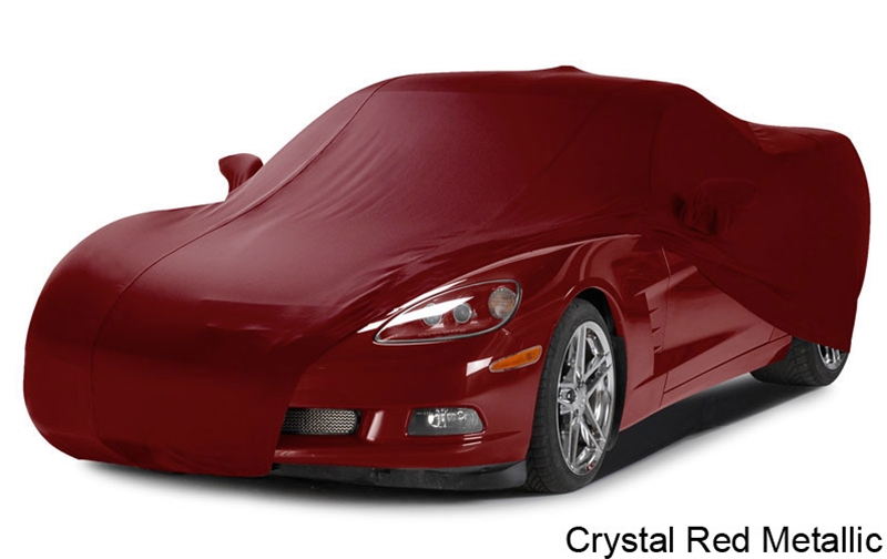 Corvette Color Match Car Cover C6,Z06,ZR1 and Grand Sport, Crystal Red Metalic