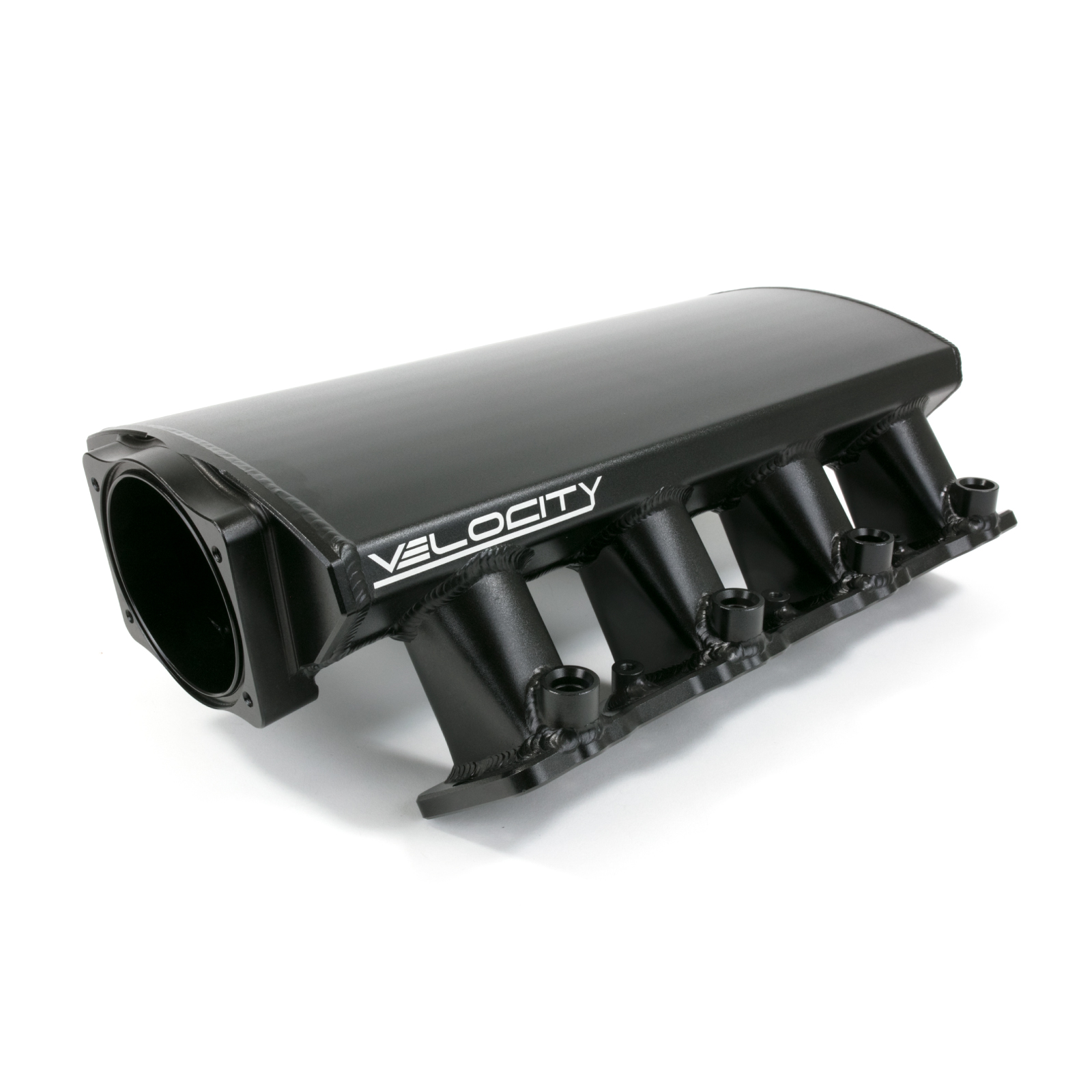 GM LS3/L92 Rectangle Port Angled Low Profile Black TSP Velocity Fabricated Aluminum Intake Manifold