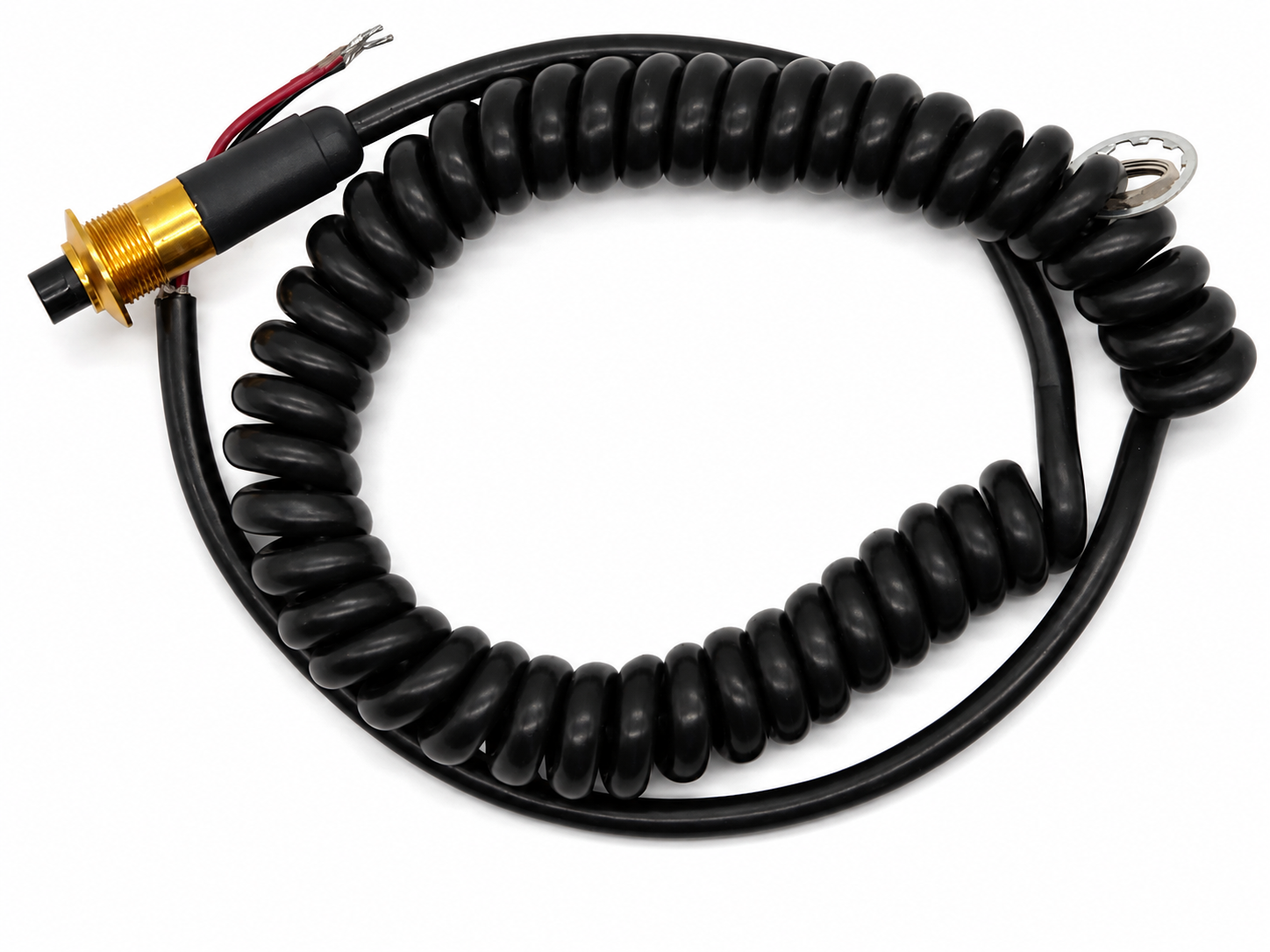 Granatelli Gold Pin Head Momentary Push Button Switch with 6' - 810101GD