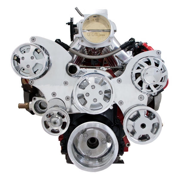 GM LS1/LS2 Polished Serpentine Front Drive System