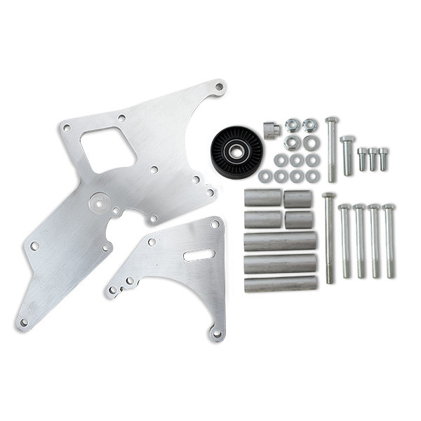 LS1, LS2 Car Application Machined Aluminum Alternator & Power Steering Pump Relocation Bracket