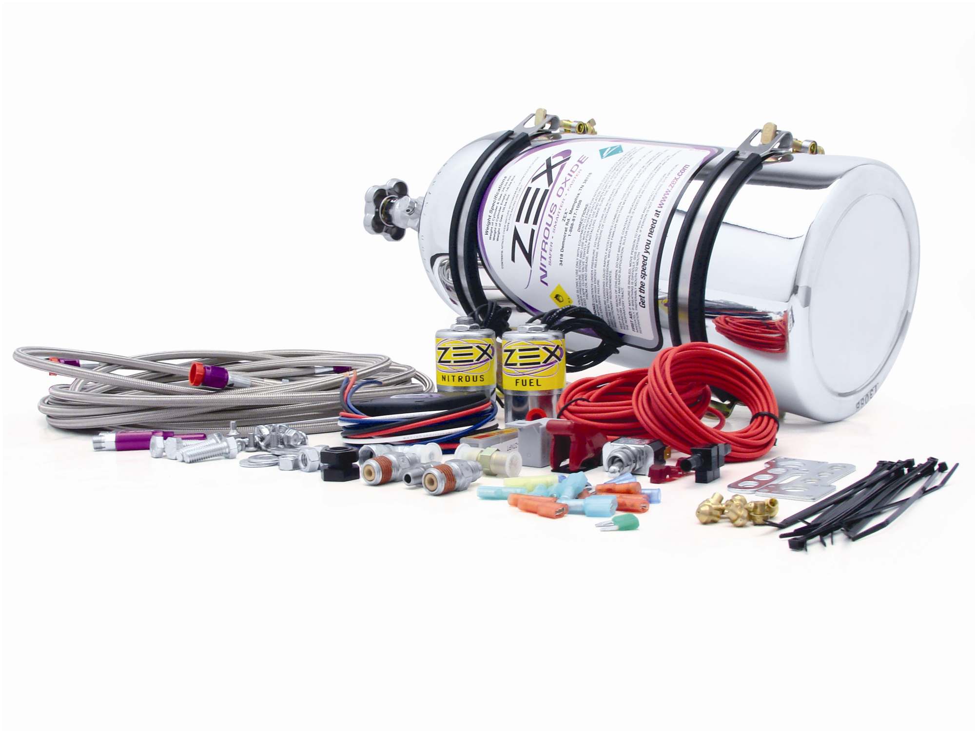 ZEX LSX Manifold Direct Port Polished Nitrous System, LSX N2O Pol Kit, Corvette, Camaro and others