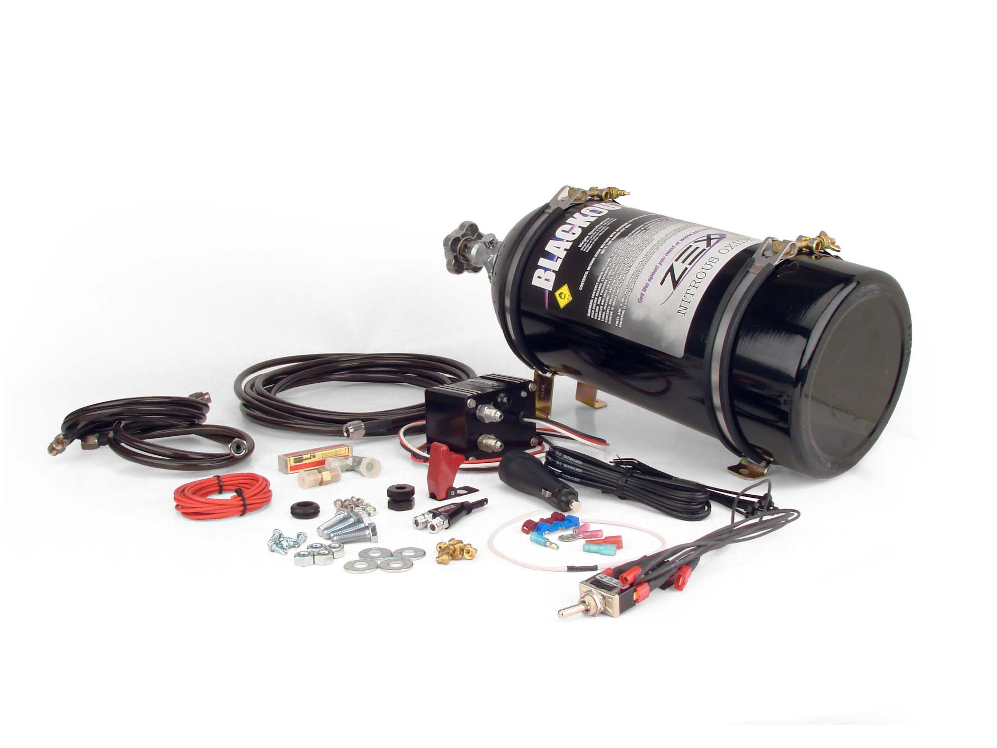 ZEX 2010-2011 V6/V8 Camaro Blackout Nitrous System, 10 V8 Camaro, Corvette, Camaro and others