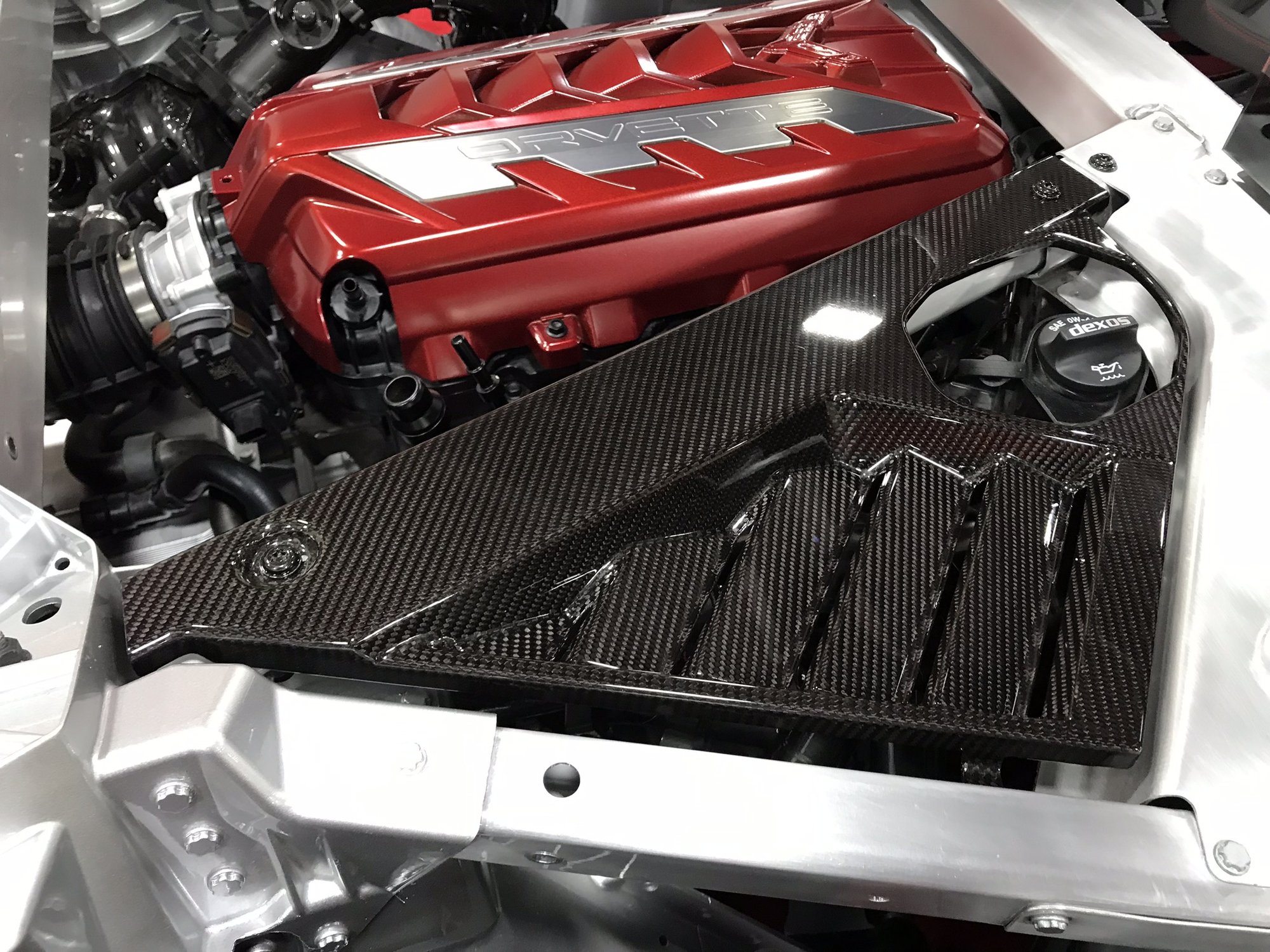 20-26+ C8 Corvette Carbon Fiber Engine Appearance Package Covers (Includes 2) -