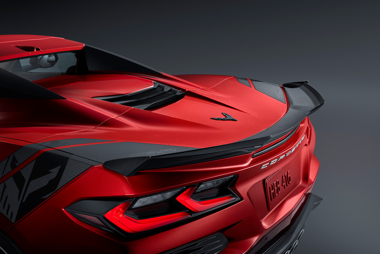 23+ C8 Corvette Z06 Carbon Fiber Blade Spoiler GM OEM