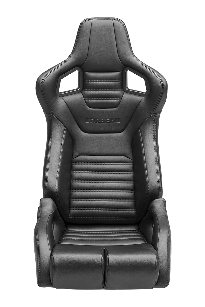 Corbeau Sportline  Racing Seat, RRB Black Carbon Vinyl / Cloth, 84901PR