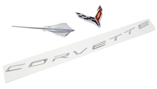 20-22+ Corvette C8 Emblem Package (Chrome) - GM OEM