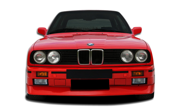 1984-1991 BMW 3 Series E30 2DR 4DR Duraflex Evo Look Front Bumper Cover - 1 Piec