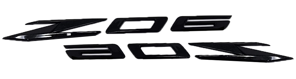 23-27+ C8 Corvette Z06 Emblems (Carbon Flash)(Includes 2) - General Motors