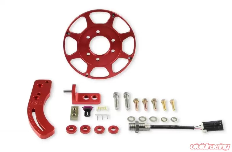 MSD Crank Trigger Wheel Kit - Flying Magnet - Hall-Effect - BBC - 8 in.