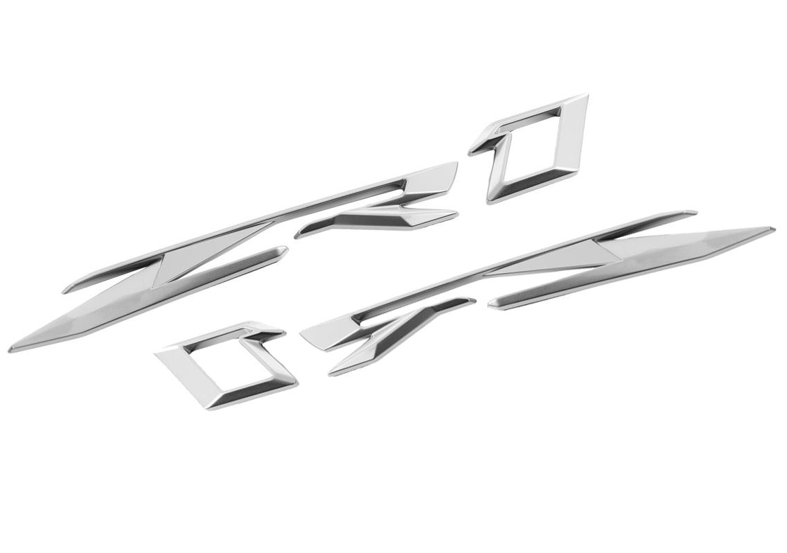 25-27+ C8 Corvette ZR1 Emblems (Polished)(Includes 2) - General Motors