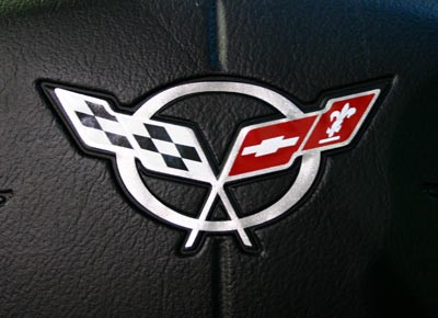 Corvette Steering Wheel Decal : C5 1997-2004