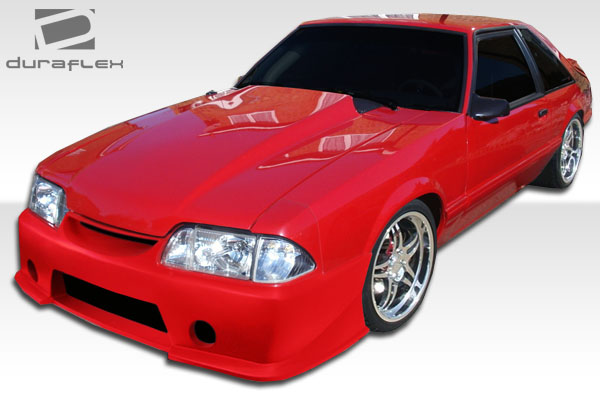 1987-1993 Ford Mustang Duraflex GT500 Body Kit - 4 Piece - Includes GT500 Front