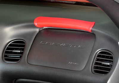 C5/Z06, C5 Corvette Leather Grab Handle Accent