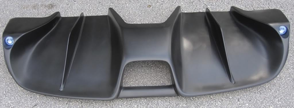 C6 Corvette Diffuser w/ Center Mount Exhaust Opening - Brian Glover Design Styled