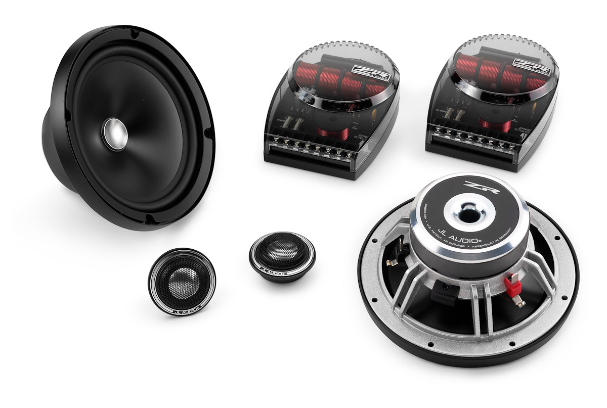 JL AUDIO ZR650-CSi 6.5-in 2-Way Component Speaker System, C6 Corvette Front