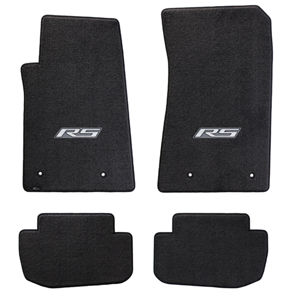 Camaro RS Floor Mats 4 Pc. Set (Silver Logo)